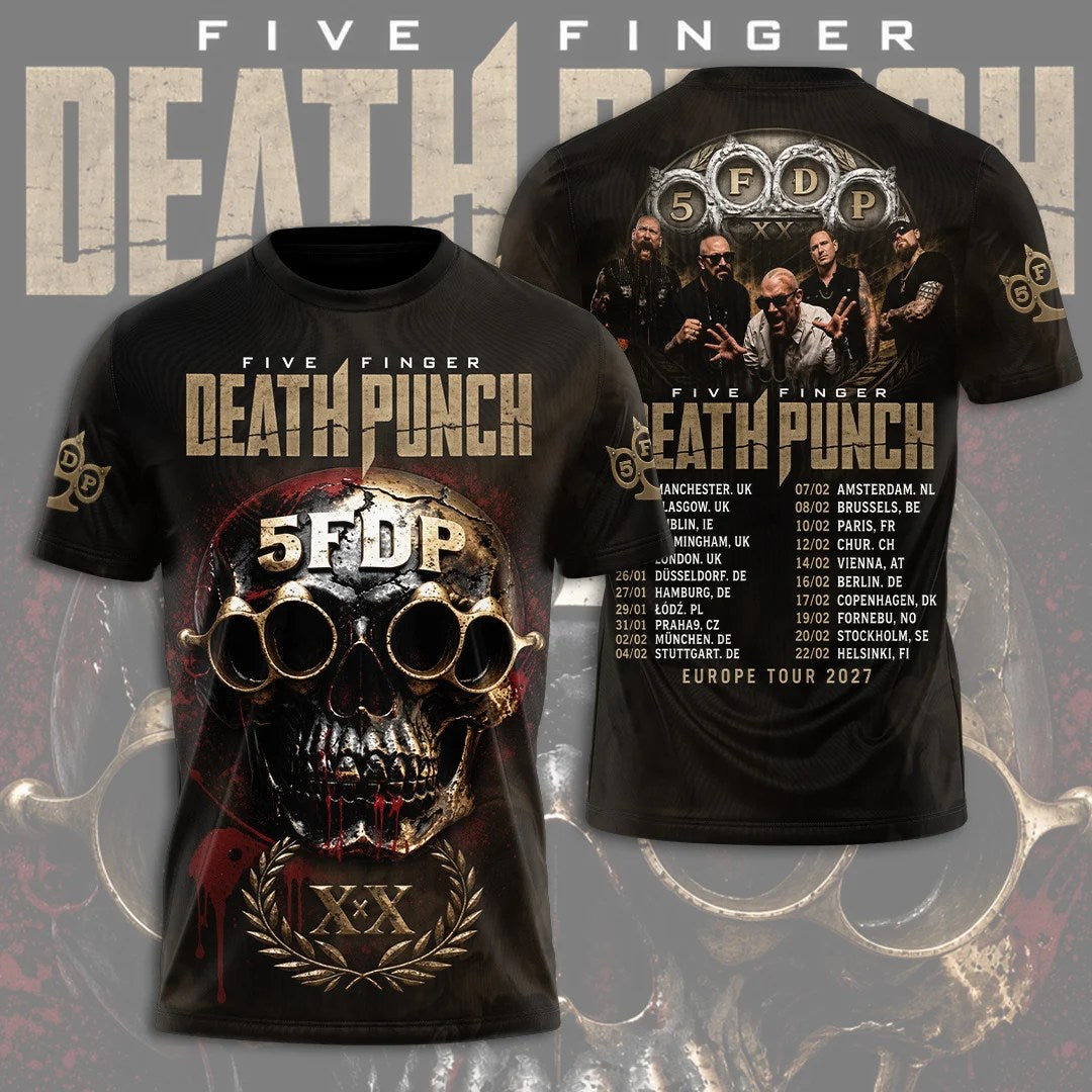 Five Finger Death Punch Tour 2027 3D Apparel – TANTN25325