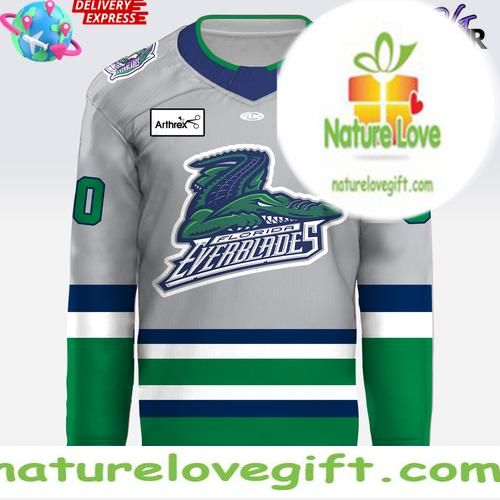 Florida Everblades 2026 Kelly Cup Playoffs Hockey Jersey