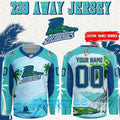 Florida Everblades 239 Away Custom Name Hockey Jersey