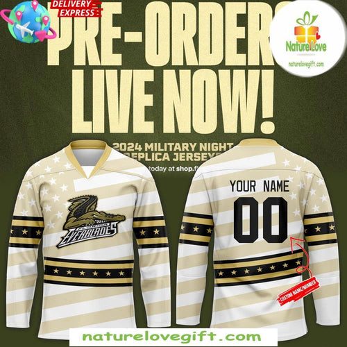 Florida Everblades 2026 Military Night Hockey Jersey