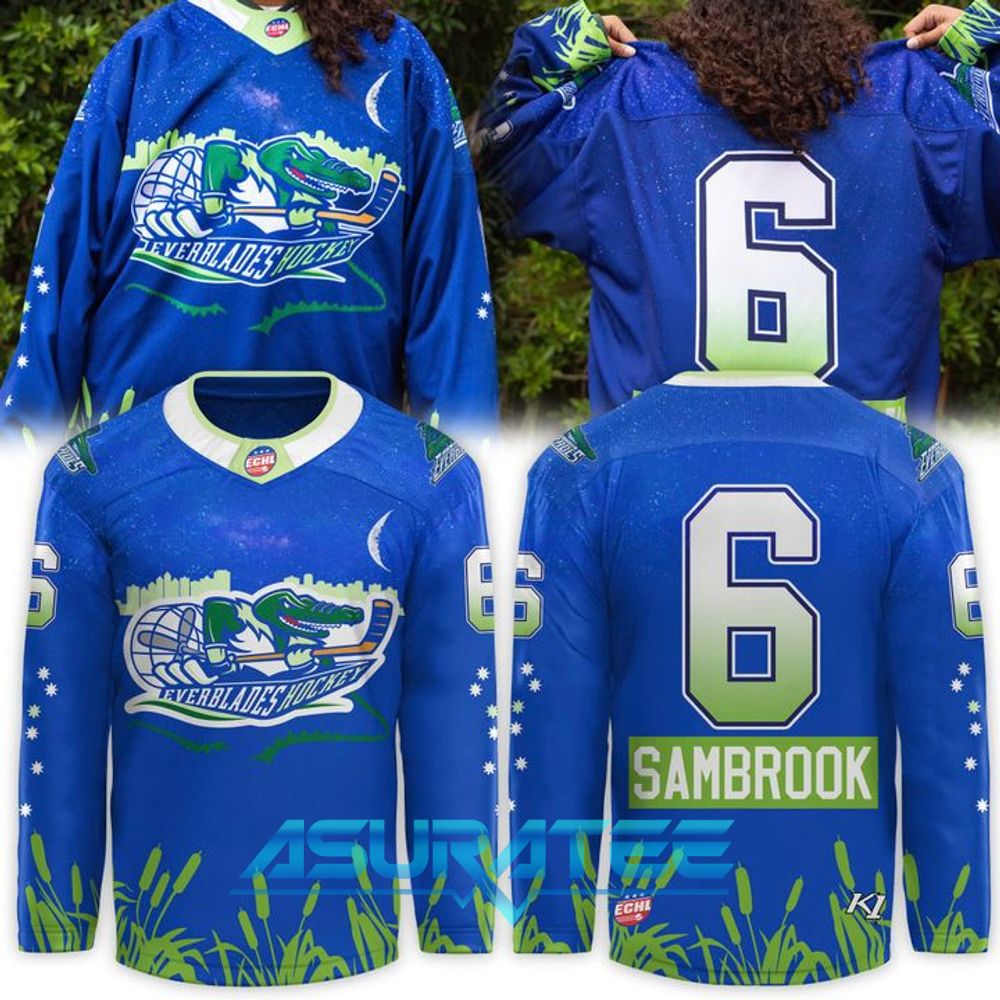 Florida Everblades x Jordan Sambrook Home 239 Hockey Jersey