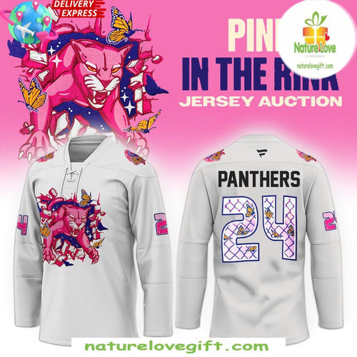 Florida Panthers 2026 Pink In The Rink Hockey Jersey