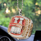 Florida Panthers Custom Shape 2-sided Acrylic Car Ornament – TANTN17248