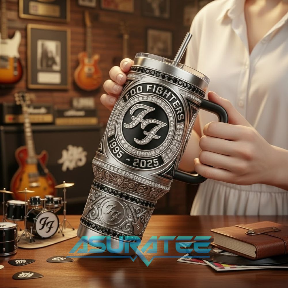 Foo Fighters 30th Anniversary Limited Edition YETI Tumbler