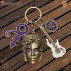 Forever Purple Reign Prince Keychain
