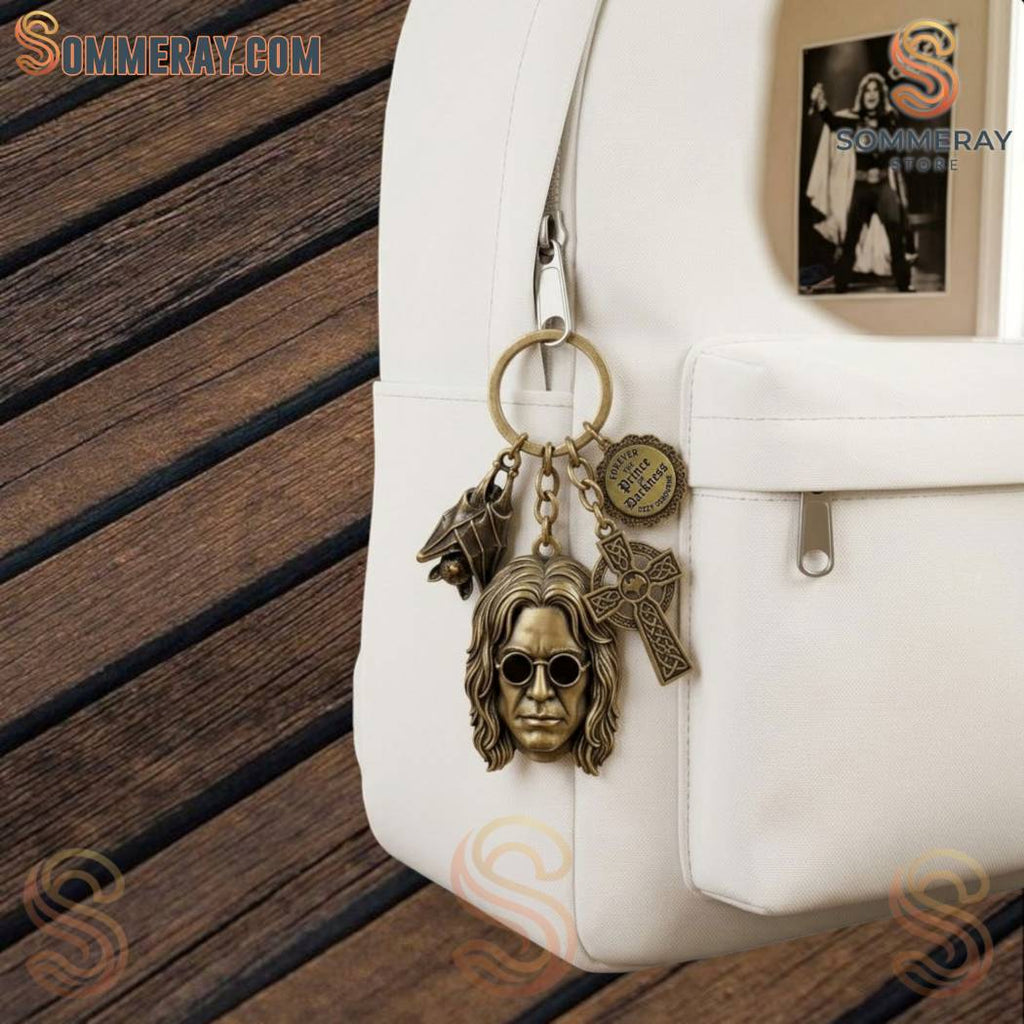 Forever The Prince Of Darkness Ozzy Osbourne Keychain