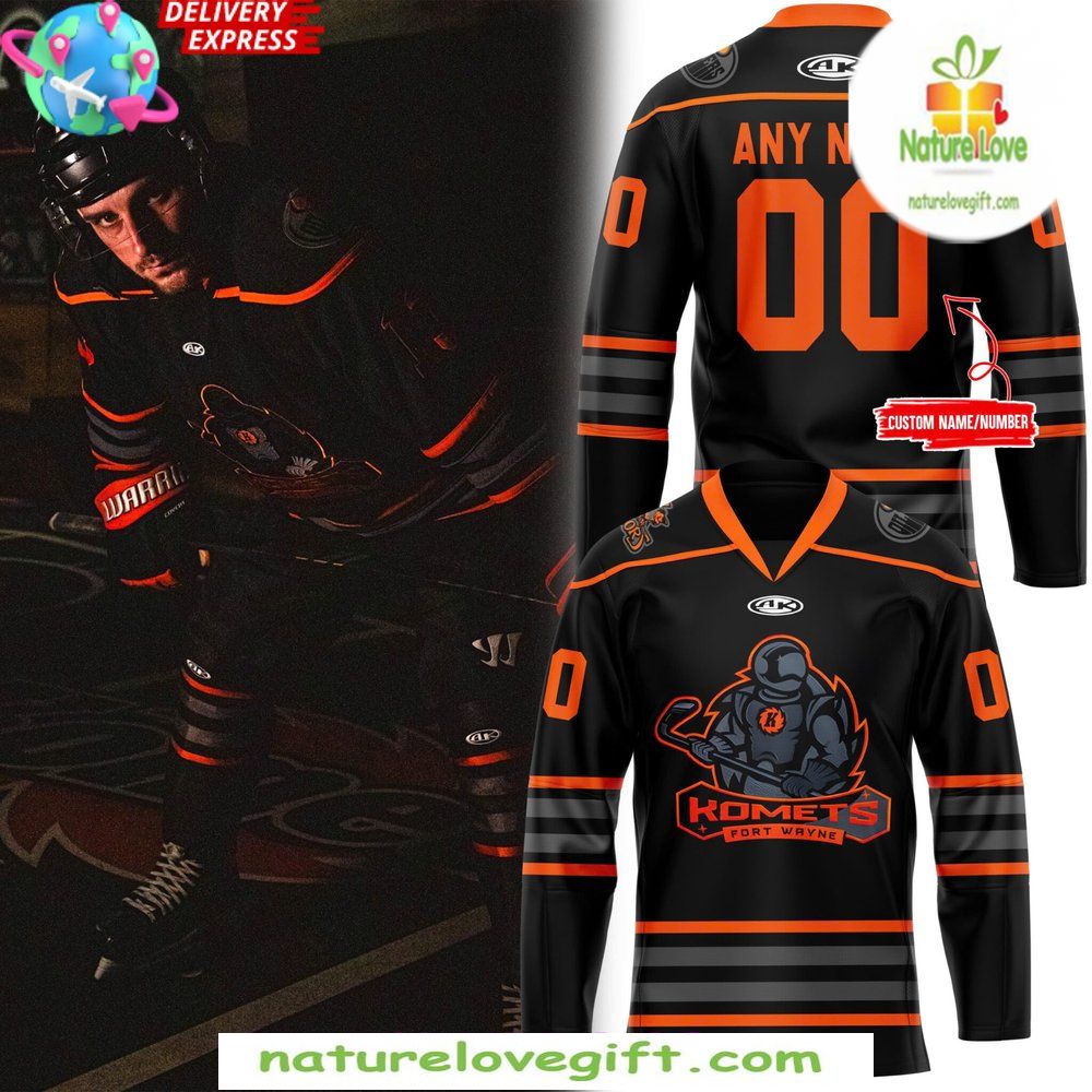 Komets Blackout Night 2026 Hockey Jersey Fort Wayne