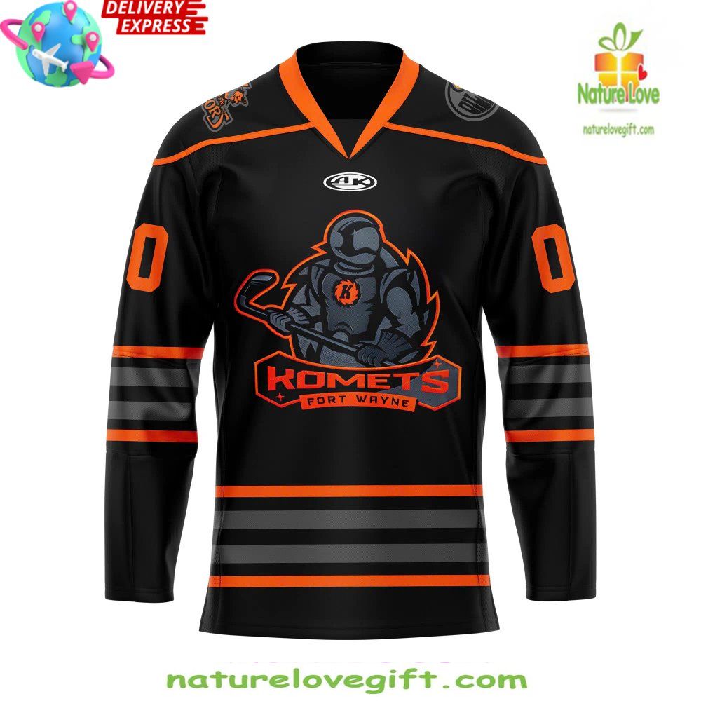 Komets Blackout Night 2026 Hockey Jersey Fort Wayne