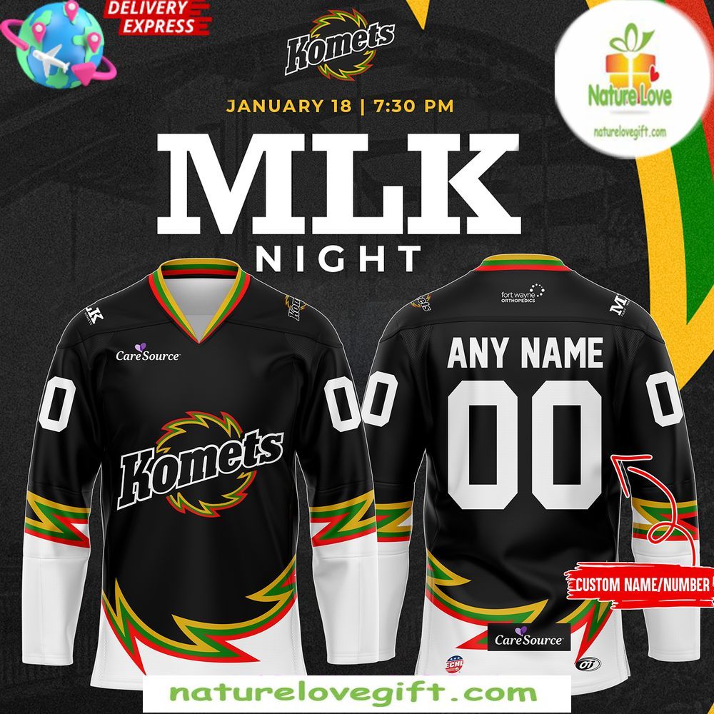 Komets Hockey Jersey 2026 MLK Night Fort Wayne Special