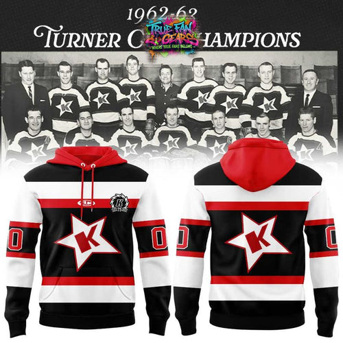 Fort Wayne Komets Throwback Anniversary Season 1963 Turner Cup Champions Hoodie