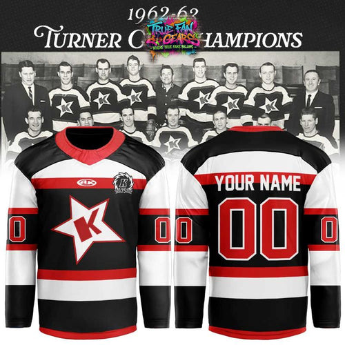 Fort Wayne Komets Turner Cup Champions 1963 Throwback Anniversary Season Hockey Jersey