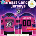 Breast Cancer Hockey Jersey Fort Wayne Spacemen Special Edition
