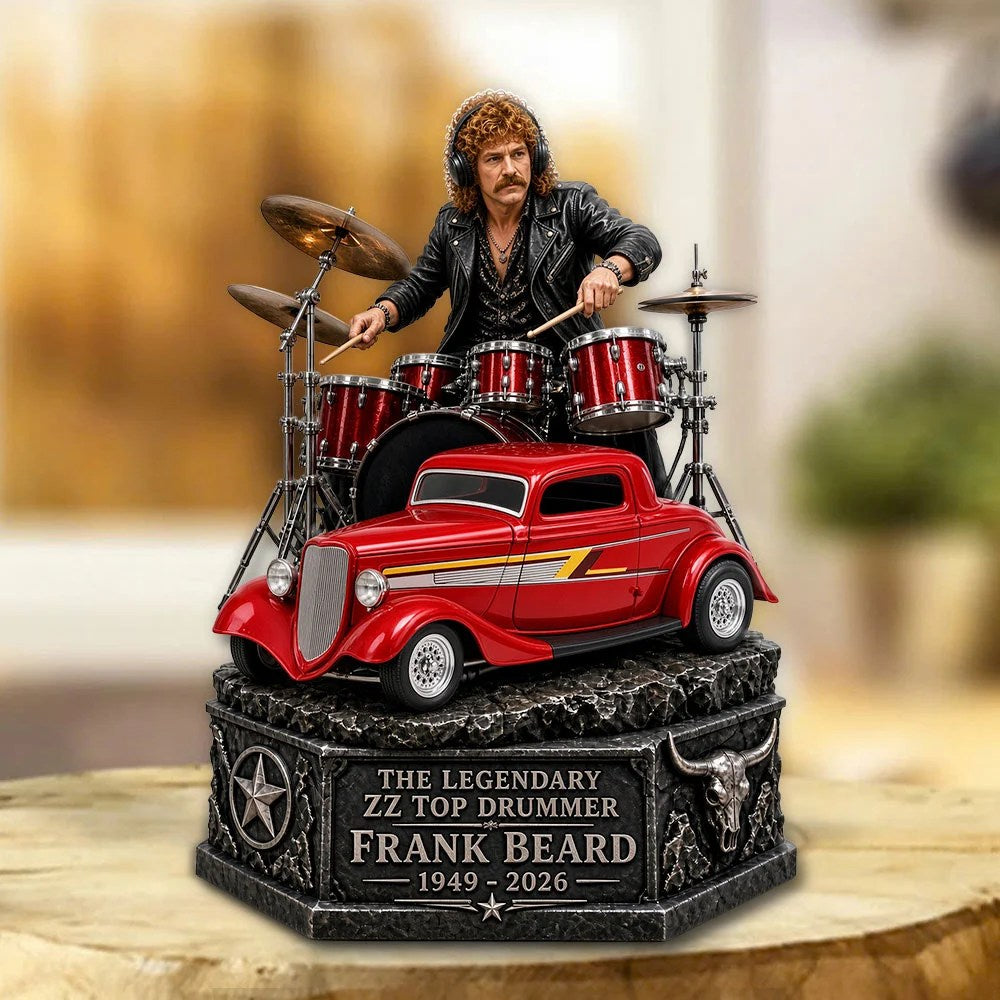 Frank Beard x ZZ Top Custom Shape Acrylic Plaque – GNE8244