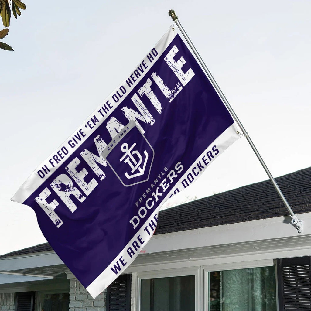 Fremantle Dockers 3D Double-side House Flag – TANTN24921
