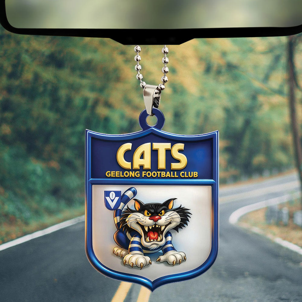 Geelong FC Custom shape 2-sided Acrylic Car Ornament – TMTHU1104