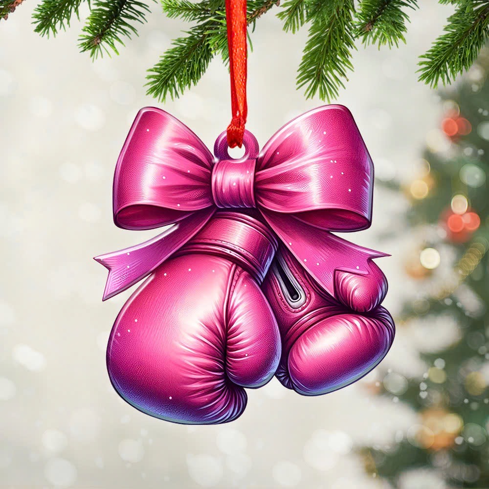 Breast Cancer Awareness Custom Shape Clear 1-Side Printed Acrylic Ornament – GNE 1827