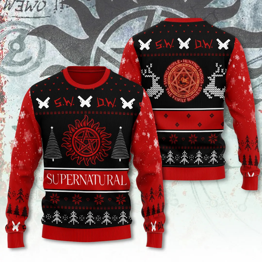 Supernatural Ugly Sweater – GNE 2355