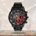 Ducati Lenovo Team x Marc Márquez 2025 MotoGP World Champion Black Stainless Steel Watch – GNE4490