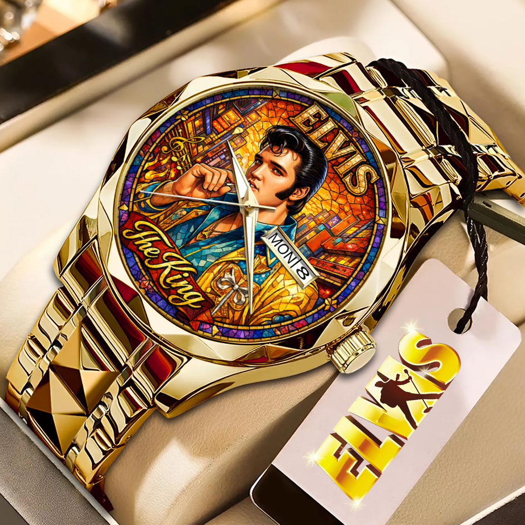 Elvis Presley Alloy Luxury Quartz Watch – GNE5128