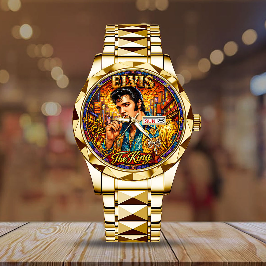 Elvis Presley Alloy Luxury Quartz Watch – GNE5128