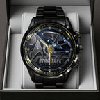 Star Trek Black Stainless Steel Watch - GNE7742