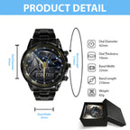 Star Trek Black Stainless Steel Watch - GNE7742
