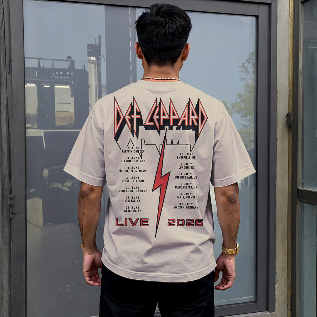 Def Leppard 2026 UK/EU Tour 3D Apparel – GNE8039