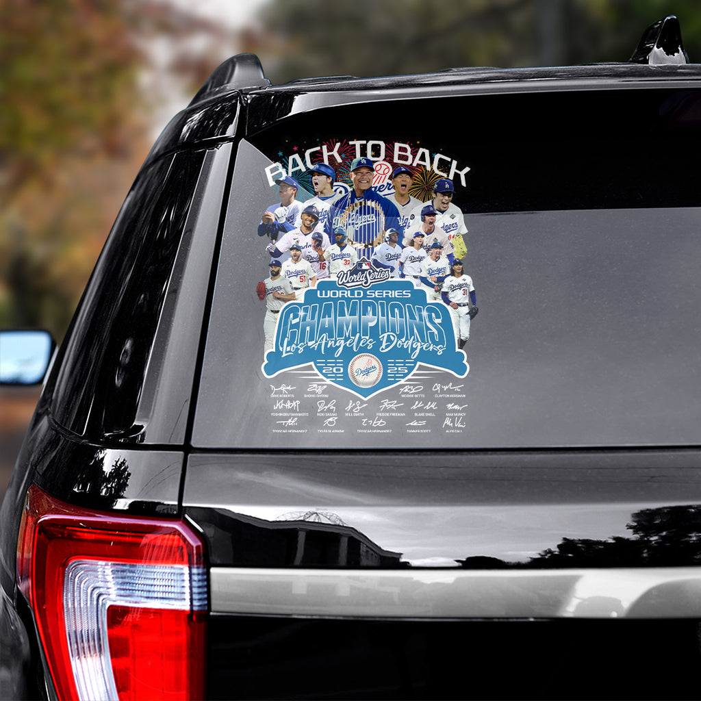 Los Angeles Dodgers 3D Car Sticker – GNENEW753