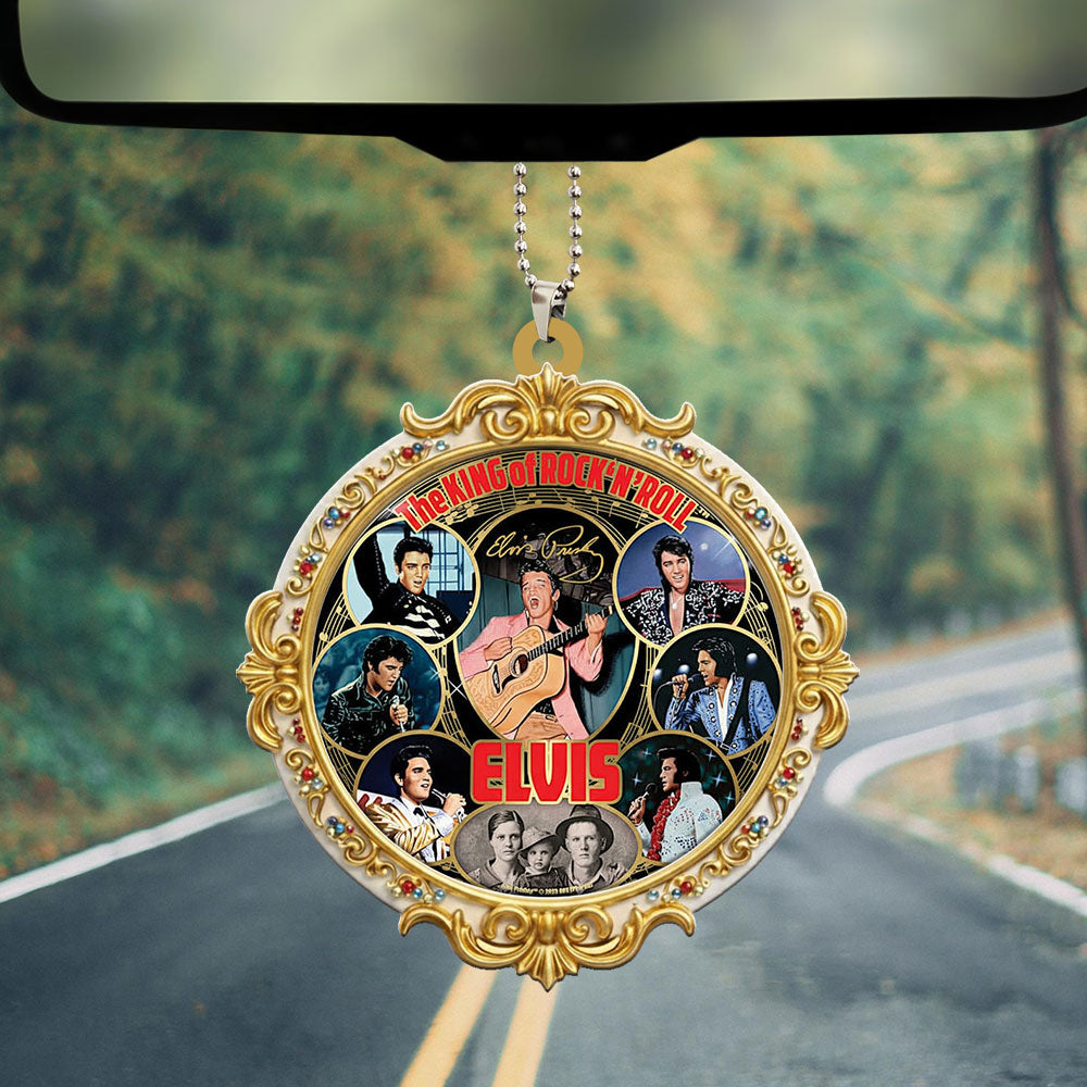 Elvis Presley Custom shape 2-sided Acrylic Car Ornament – GNENEW819