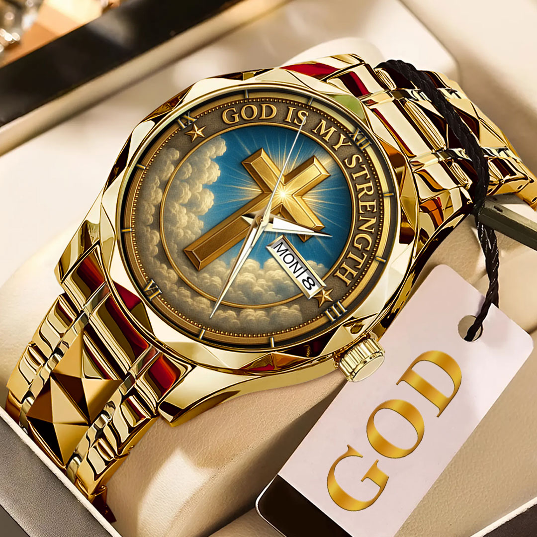 God Is Good Alloy Luxury Quartz Watch – TMTHU 293