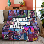 Grand Theft Auto VI Quilt Blanket - TANTN24032