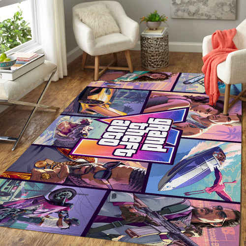 Grand Theft Auto VI Rectangular Rug – TANTN23891