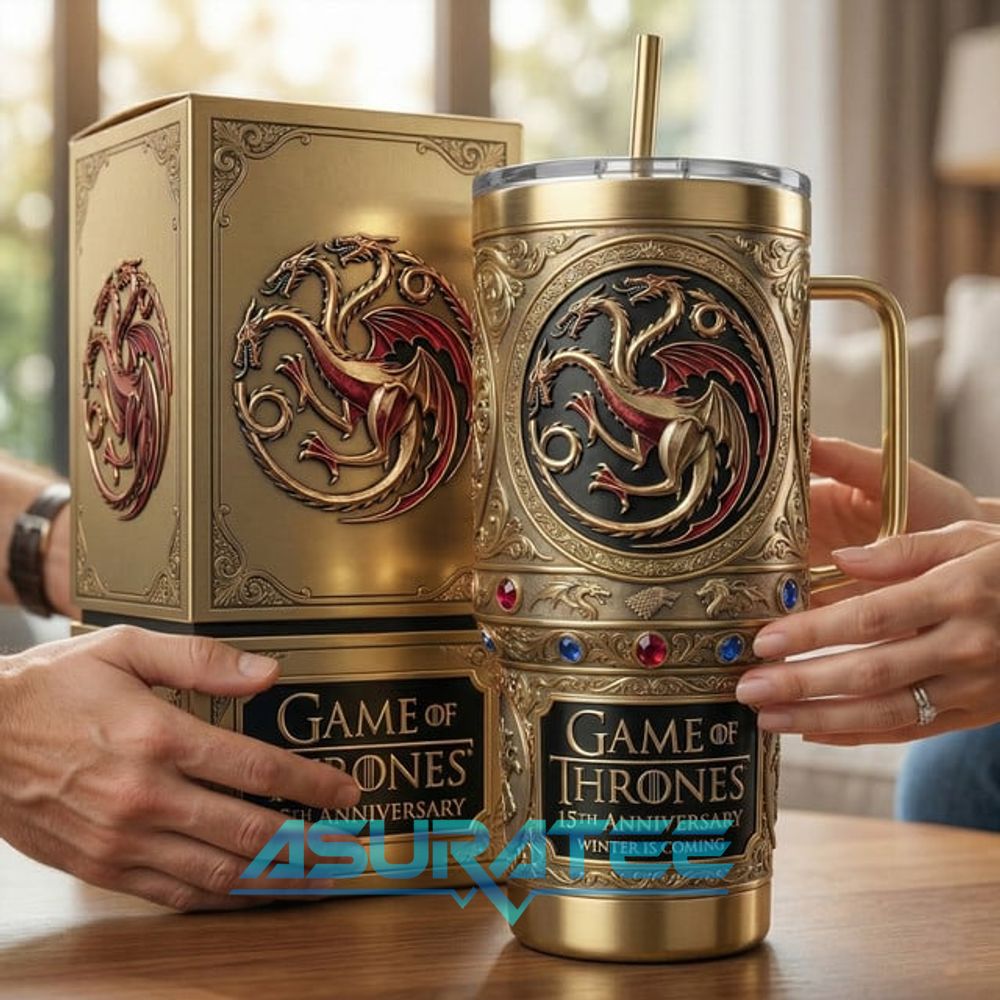Game of Thrones 15th anniversary Winter is Coming YETI Tumbler