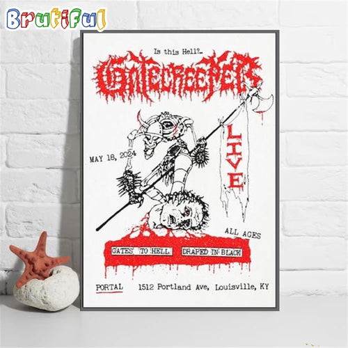Gatecreeper Louisville Ky May 2024 Wall Art Poster Canvas
