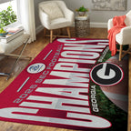 Georgia Bulldogs Football 2025 SEC Champions Rectangular Rug – MAITM14090
