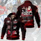 Georgia Bulldogs Football 2025 SEC Champions Thick Knit Fleece Jacket – HOATT15050