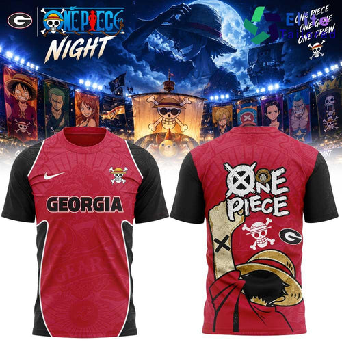 Georgia Bulldogs x One Piece Night 2026 Graphic T-Shirt