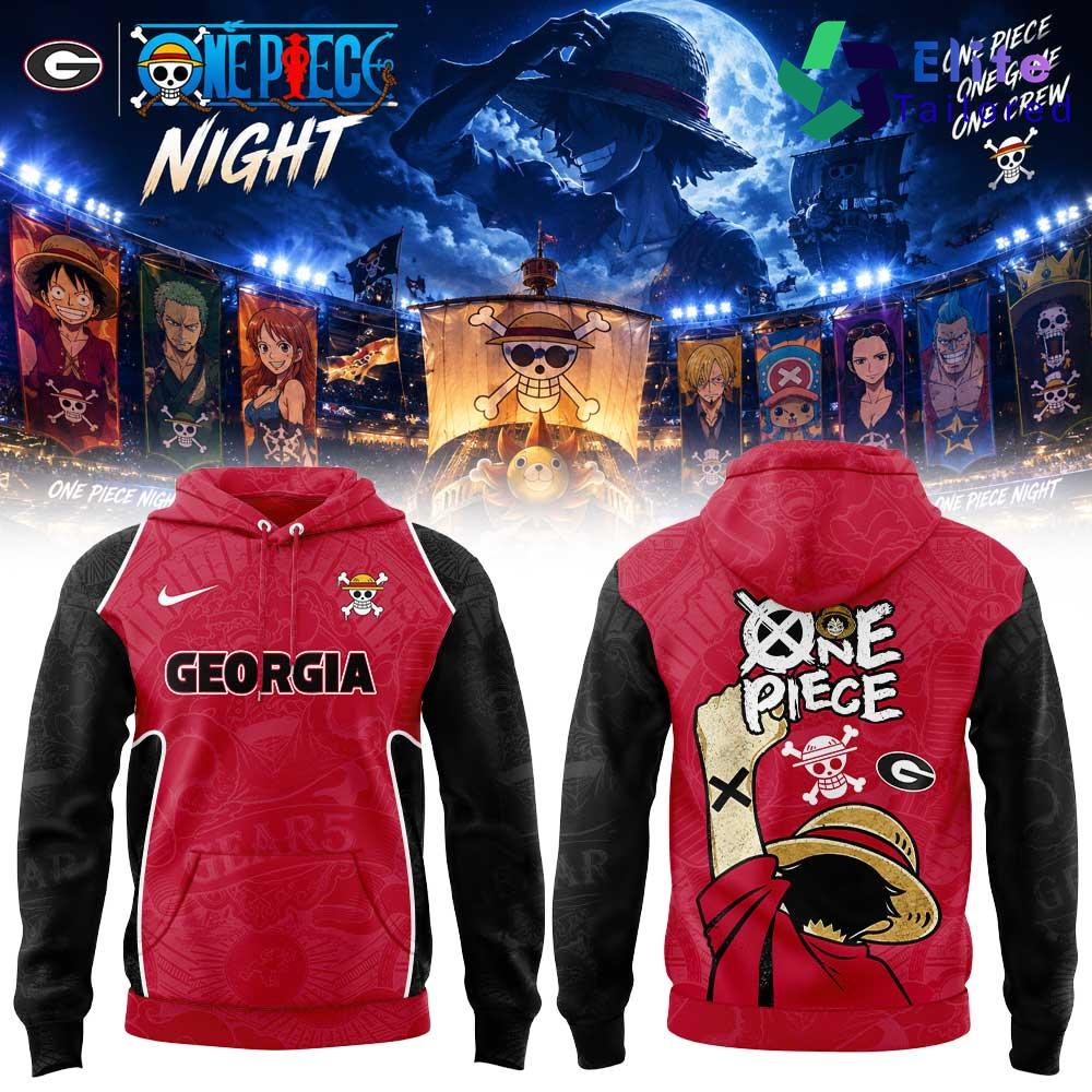 Georgia Bulldogs x One Piece Night 2026 Pullover Hoodie