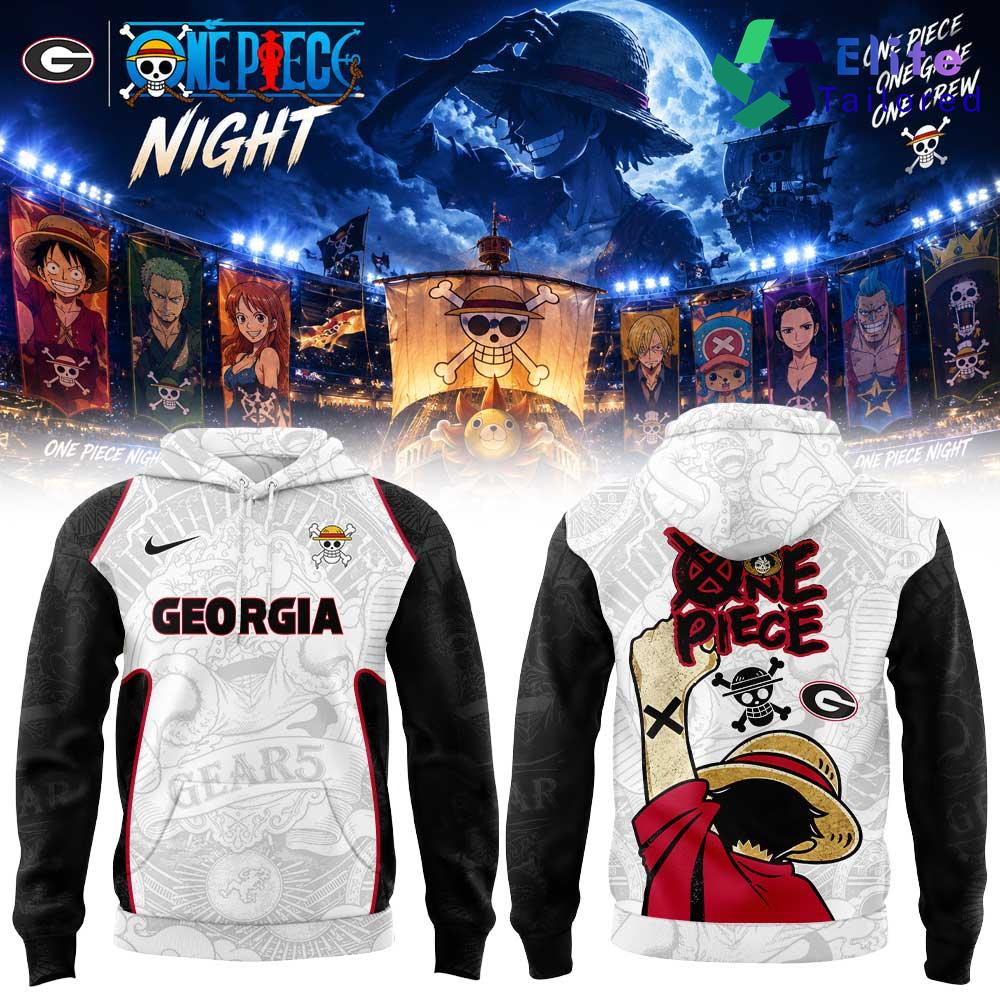 Georgia Bulldogs x One Piece Night 2026 Pullover Hoodie