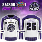 Glasgow Clan EIHL Season 2026-2027 Personalized Hockey Jersey