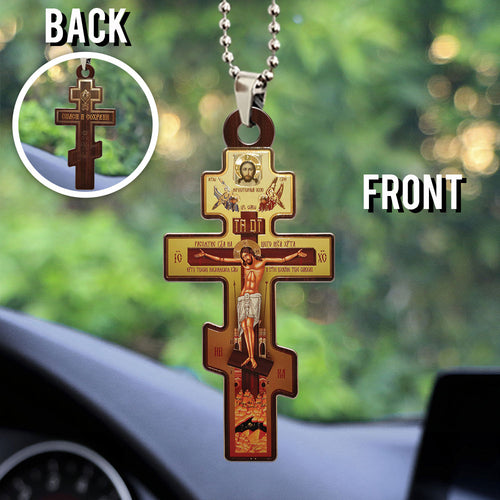 Christian Custom Shape 2-Side Printed Acrylic Car Ornament – HOATT12293