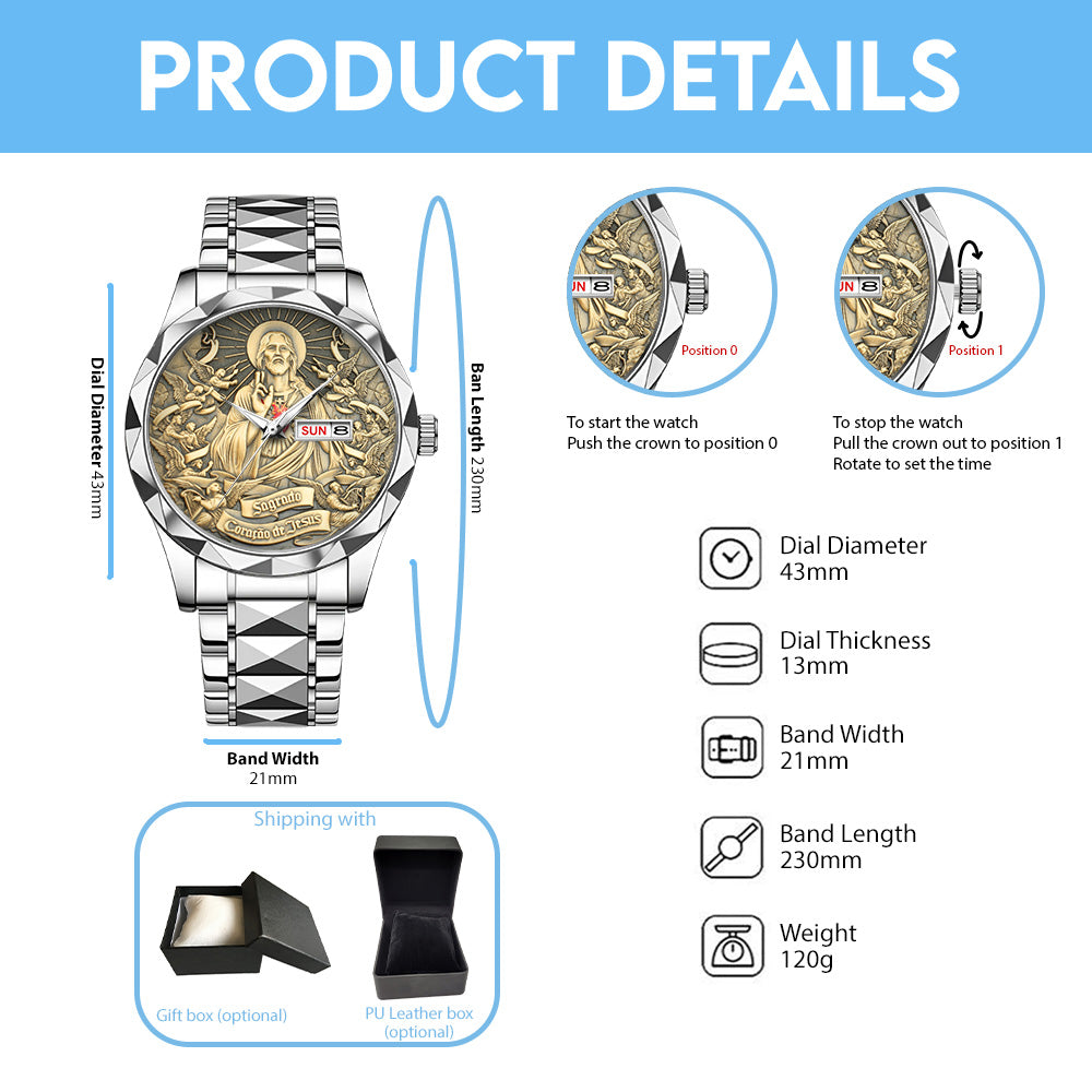 God Is Good Alloy Luxury Quartz Watch – TANTN 15183