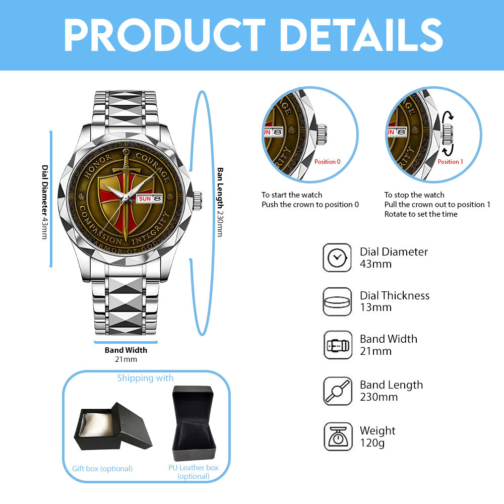 God Is Good Alloy Luxury Quartz Watch – TANTN 15329