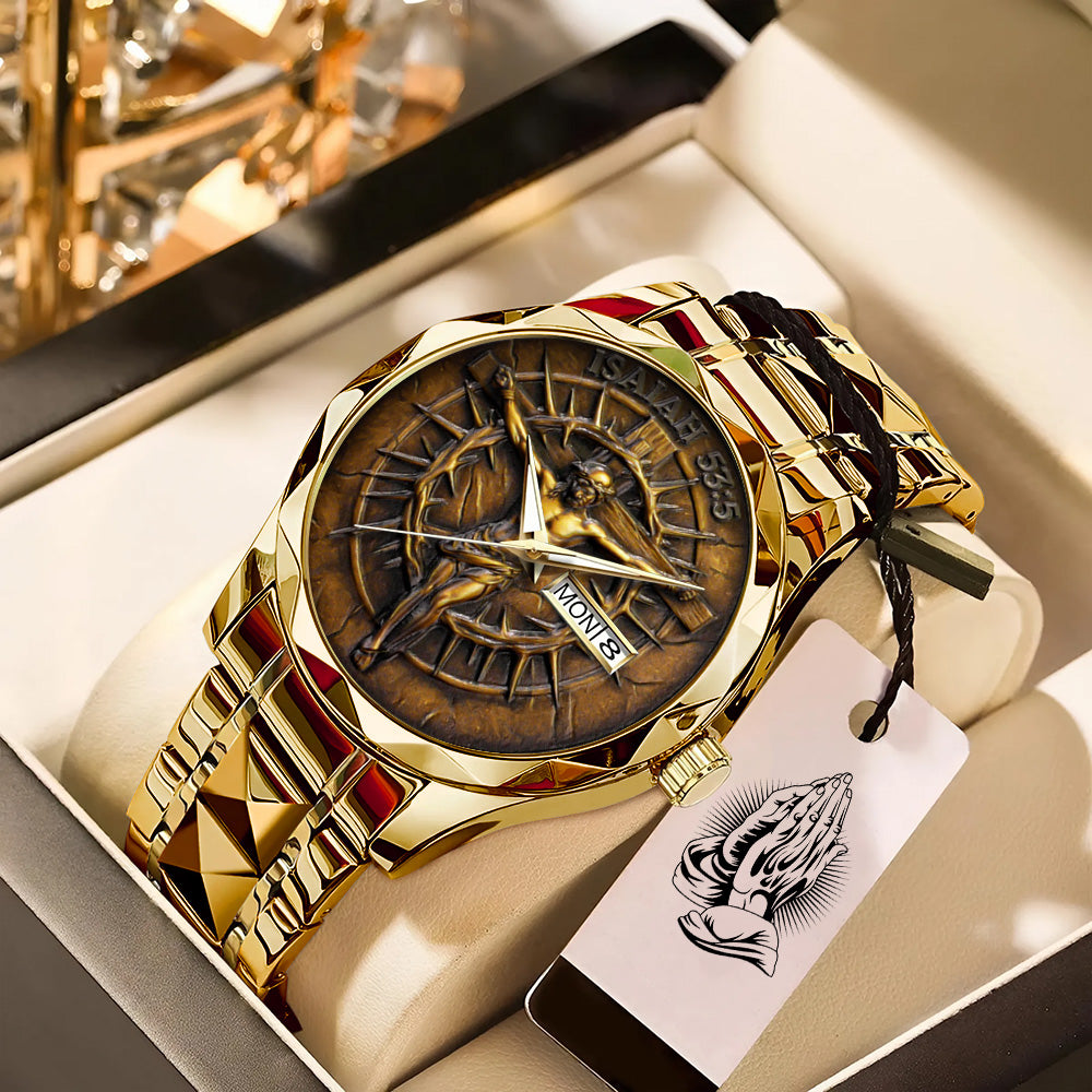 God Is Good Alloy Luxury Quartz Watch – TANTN15385