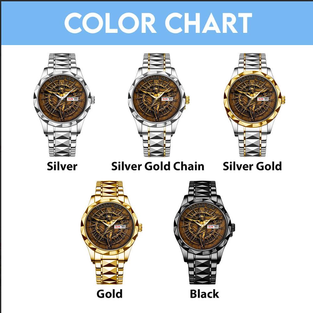 God Is Good Alloy Luxury Quartz Watch – TANTN15385