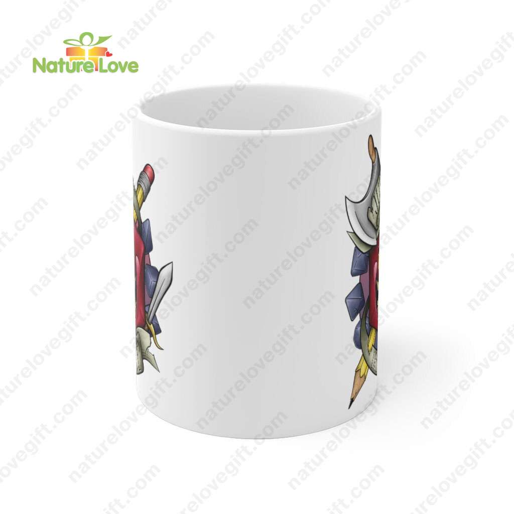 Grab Life by The Dice Mug DnD Dungeons and Dragons Gift