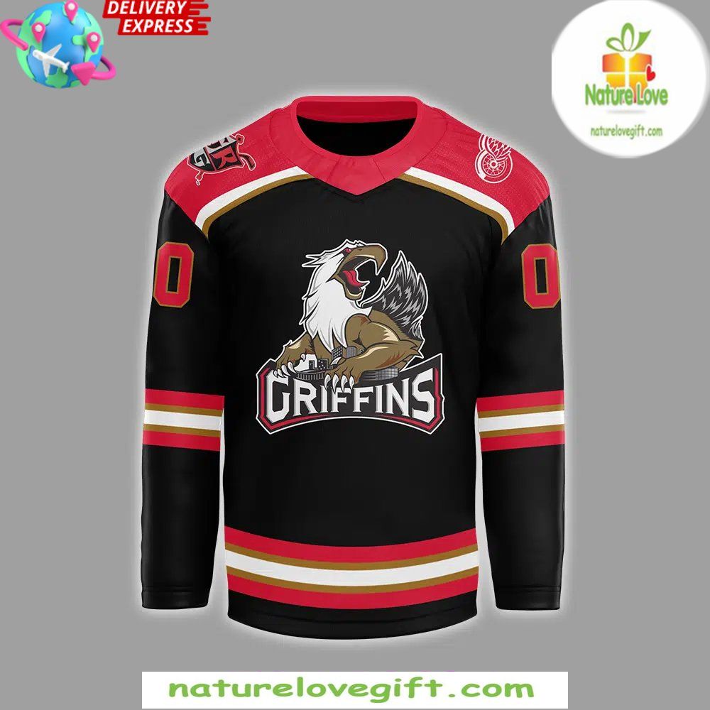 CCM Quicklite Black Hockey Jersey Grand Rapids Griffins 2026