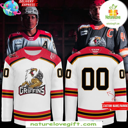 Hockey Jersey Grand Rapids Griffins CCM Quicklite 2026 White