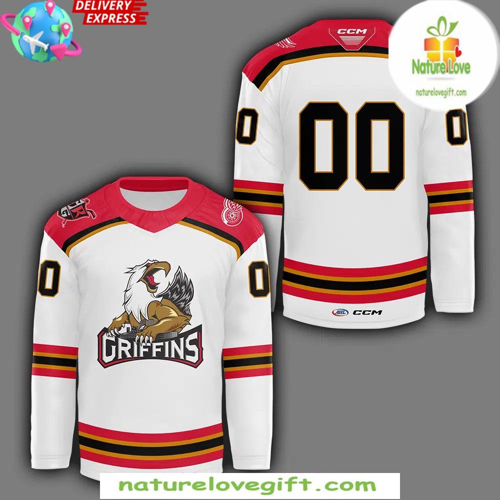 Hockey Jersey Grand Rapids Griffins CCM Quicklite 2026 White