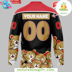 Grand Rapids Griffins Black Hockey Jersey Teddy Bear Special